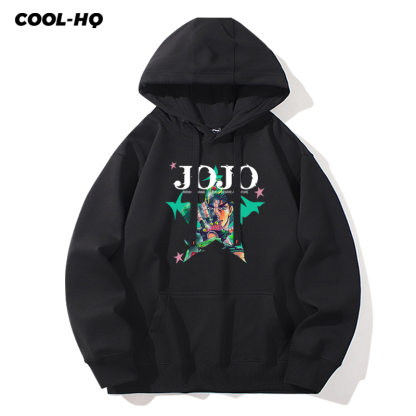 JOJO的奇妙冒險 2025秋冬新款親子情侶裝連帽衛衣