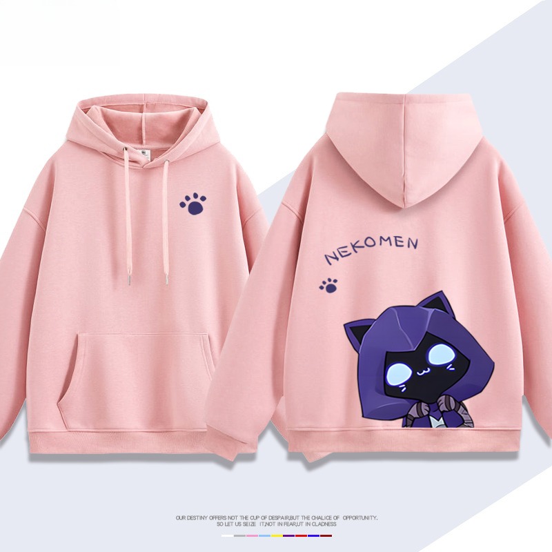 瓦羅蘭特歐門貓貓新款 親子情侶男女連帽衛衣
