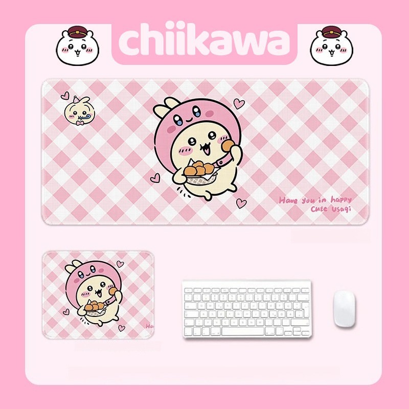 Chiikawa吉伊卡哇 主題桌墊 布質滑鼠墊