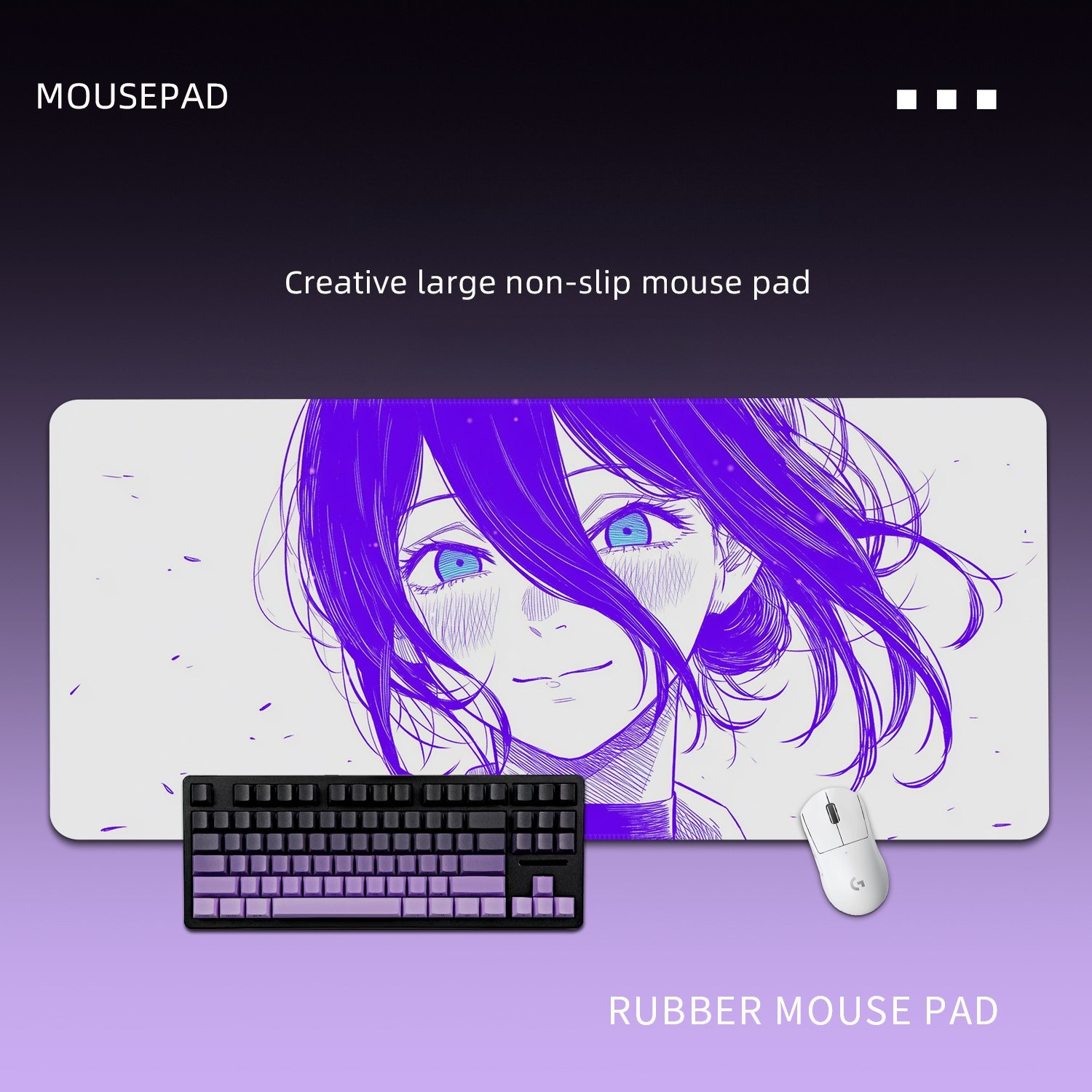 鏈鋸人蕾塞 主題桌墊 布質滑鼠墊