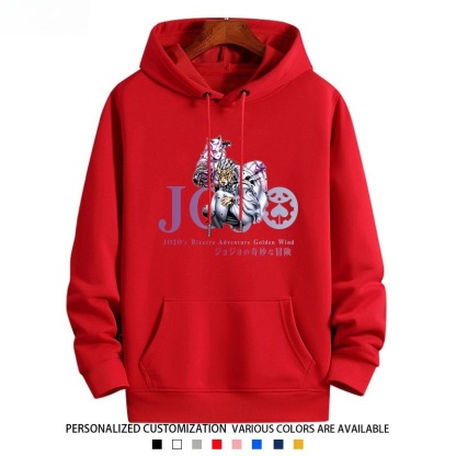 JOJO的奇妙冒險衛衣新款 親子情侶裝連帽衛衣