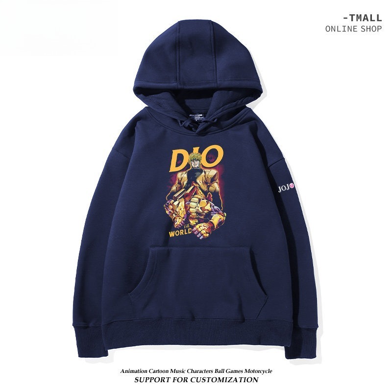 JOJO的奇妙冒險 親子情侶男女連帽衛衣
