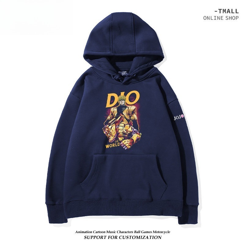 JOJO的奇妙冒險 親子情侶男女連帽衛衣