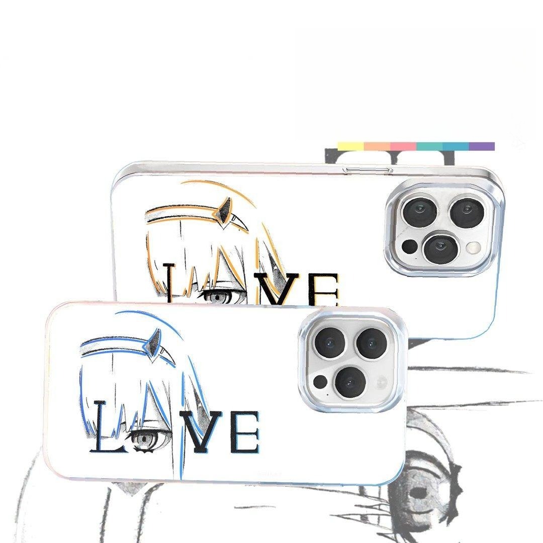 動漫LOVE系列 極光金漸變手機殼