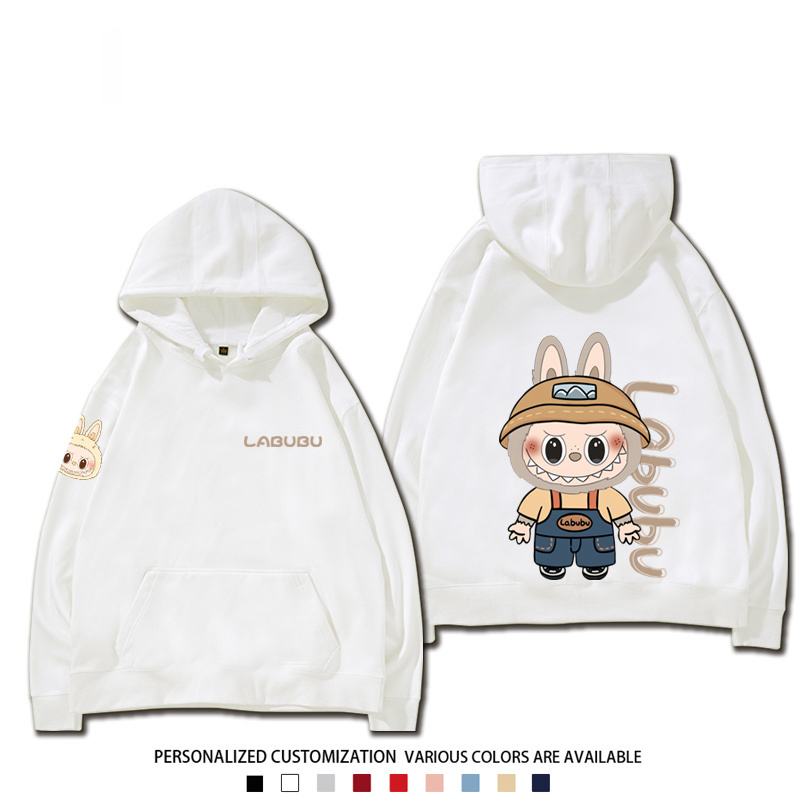 labubu新款 寬鬆百搭 秋冬款 寬鬆連帽衛衣