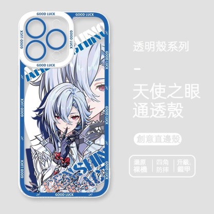 蘋果 系列原神楓丹天使眼透明防摔軟殼
