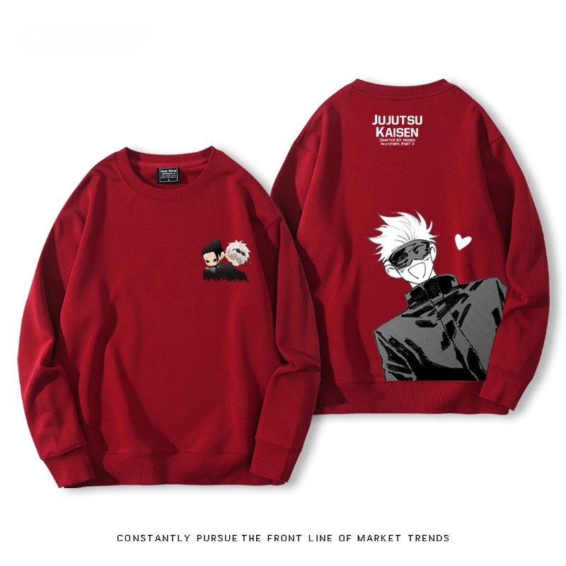 【預售2.25號發貨】鏈鋸人聯名衛衣2024秋冬新款親子情侶裝薄絨款連帽衛衣