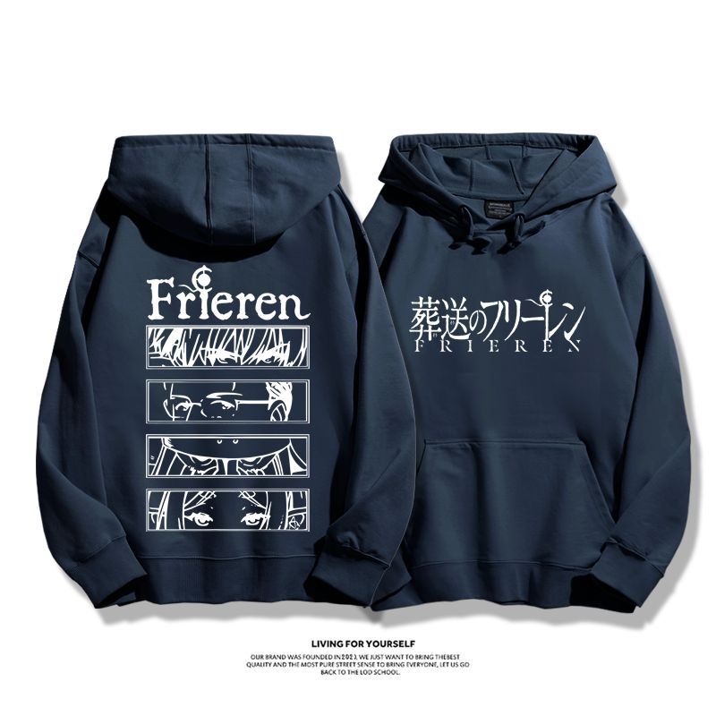 葬送的芙莉蓮2023秋冬新款親子情侶裝薄絨款連帽衛衣