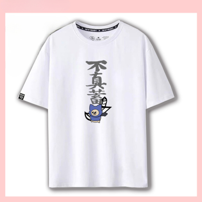 怪物獵人呆貓搞怪太刀俠不登龍短袖T恤