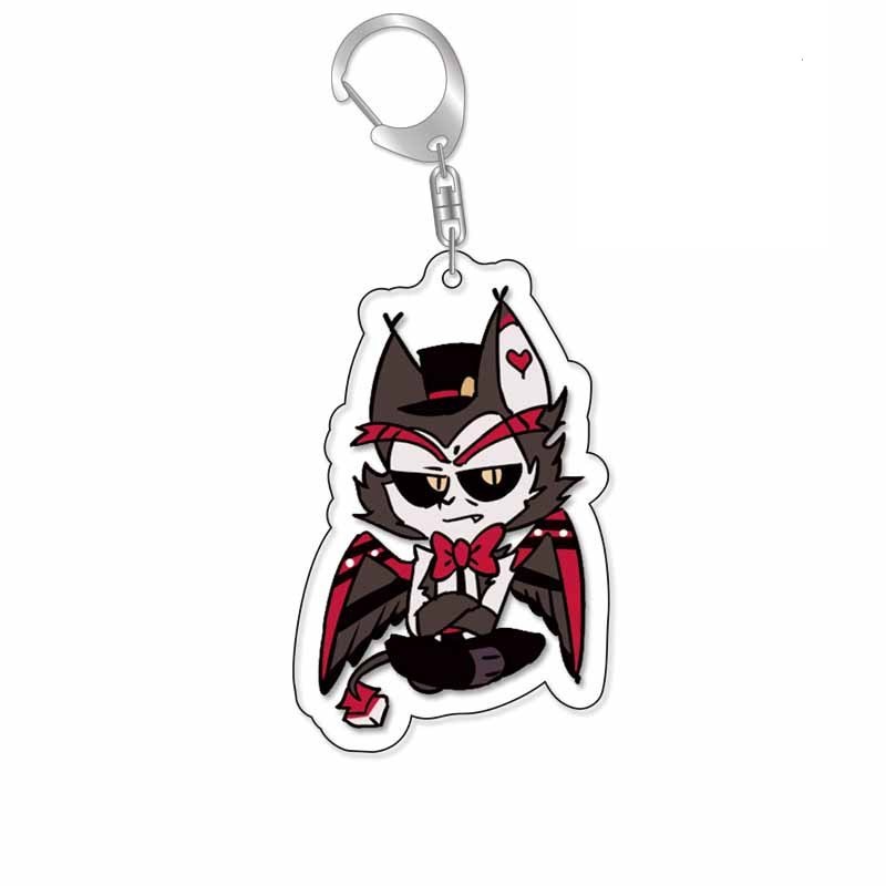 地獄客棧亞克力鑰匙扣 掛件 Hazbin Hotel動漫周邊掛飾【單買三件起送】