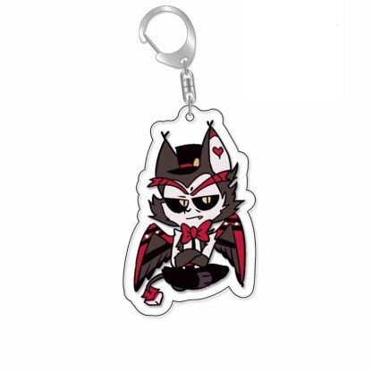 地獄客棧亞克力鑰匙扣 掛件 Hazbin Hotel動漫周邊掛飾【單買三件起送】
