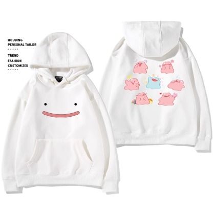 寶可夢 聯名衛衣2024秋冬新款親子情侶裝薄絨款連帽衛衣