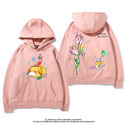 皮克敏PIKMIN4 聯名衛衣新款 親子情侶裝連帽衛衣