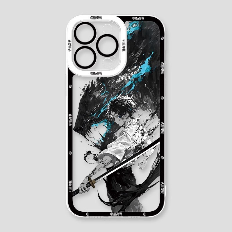 蘋果 系列咒術迴戰天使眼透明防摔軟殼