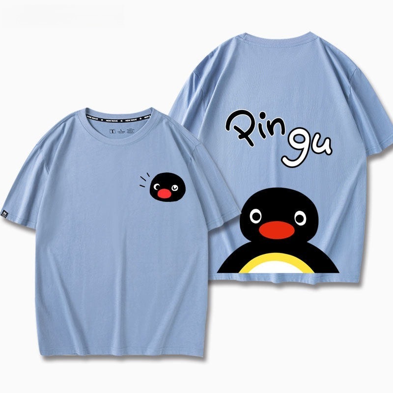 企鵝家族Pingu 印花短袖T恤