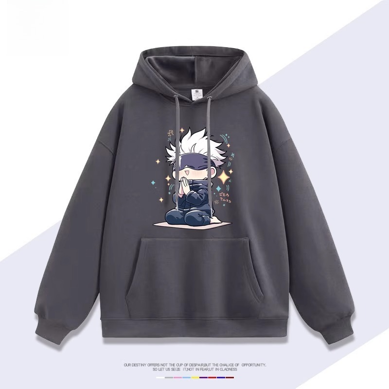 咒術回戰五條悟 2025秋冬新款親子情侶裝連帽衛衣