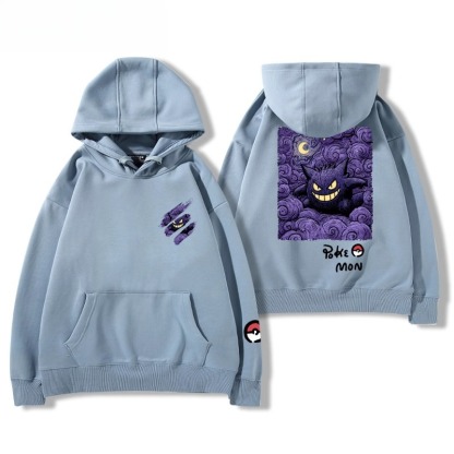 寶可夢油畫系列 聯名衛衣2025秋冬新款親子情侶裝連帽衛衣
