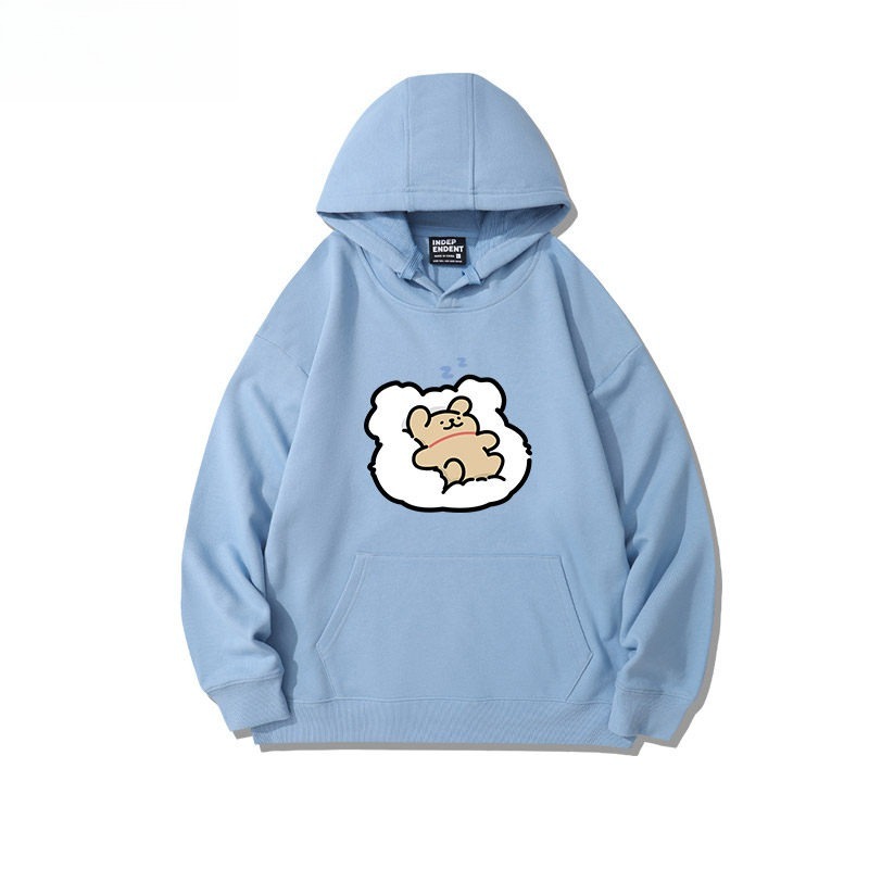 線條小狗 聯名衛衣2026秋冬新款親子情侶裝連帽衛衣