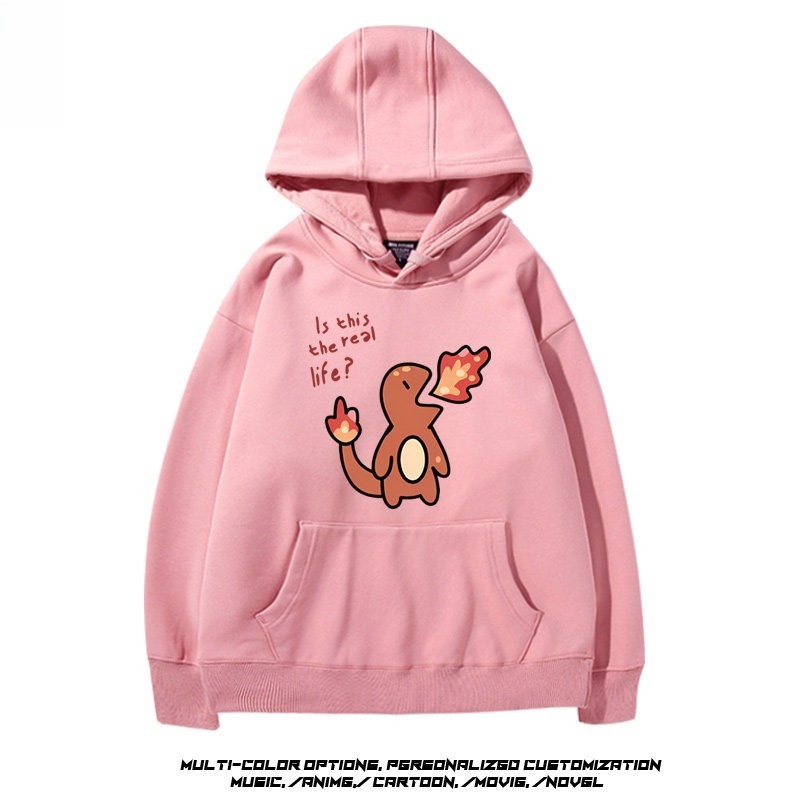 精靈寶可夢 聯名衛衣新款 親子情侶裝連帽衛衣