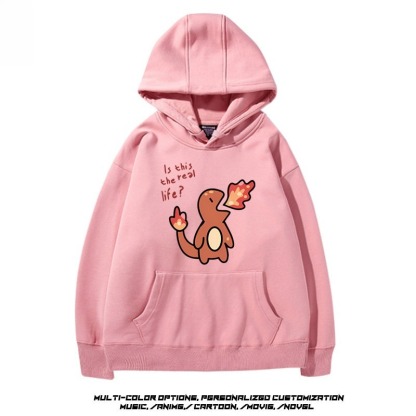 精靈寶可夢 聯名衛衣新款 親子情侶裝連帽衛衣