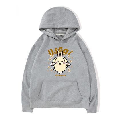 Chiikawa新款 親子情侶男女款連帽衛衣