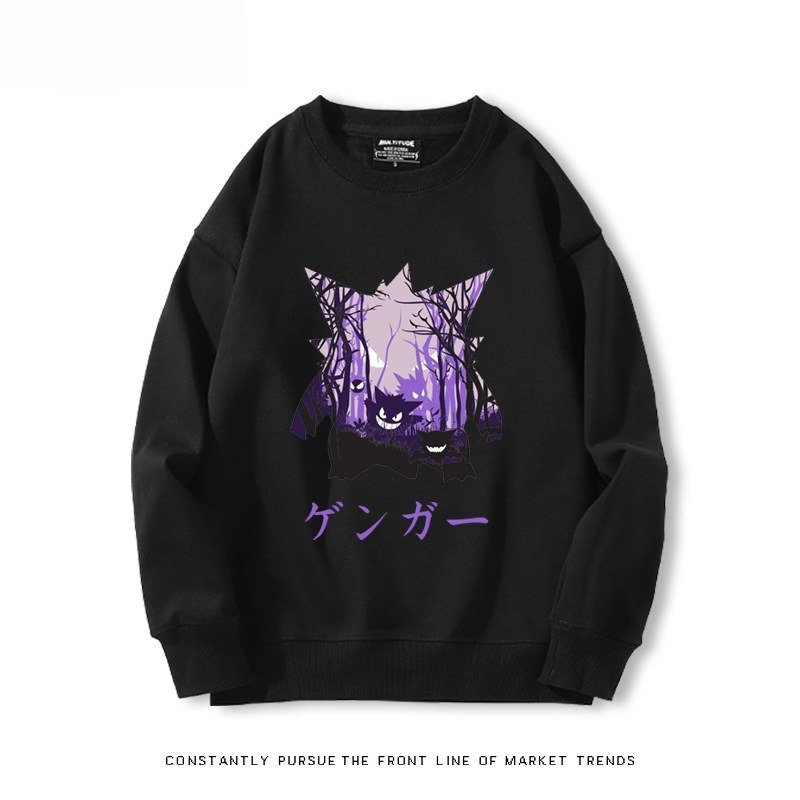 寶可夢耿鬼 聯名親子情侶裝 圓領長袖