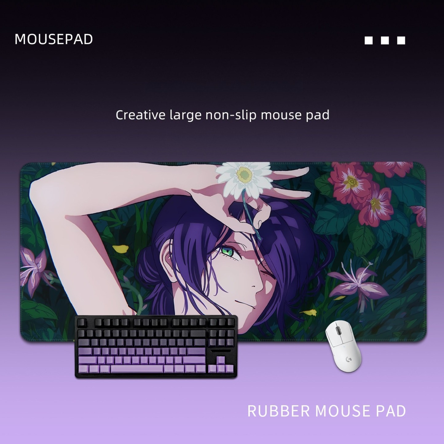 鏈鋸人蕾塞 主題桌墊 布質滑鼠墊