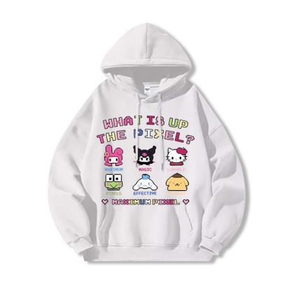 三麗鷗 聯名衛衣2025秋冬新款親子情侶裝連帽衛衣