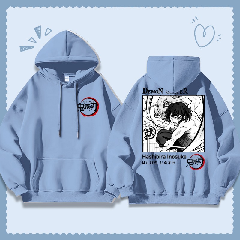 鬼滅之刃 聯名衛衣2025秋冬新款寬鬆連帽衛衣