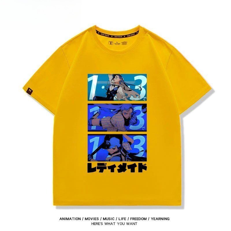 Ado歌手 2026親子情侶男女同款 印花短袖T恤