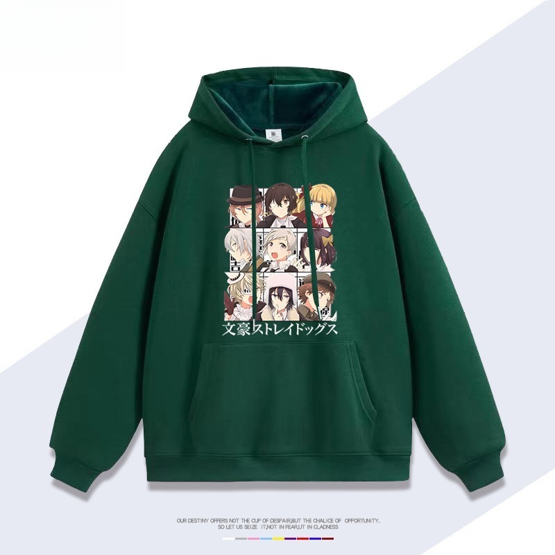 文豪野犬新款 親子情侶男女連帽衛衣