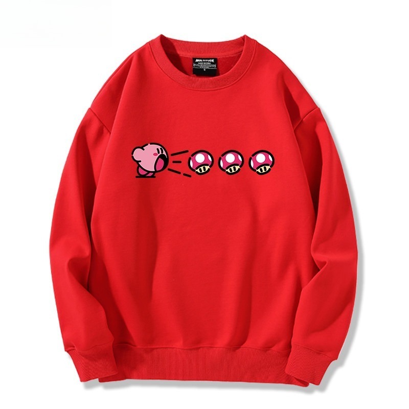 精靈寶可夢星之卡比 聯名親子情侶裝 圓領長袖