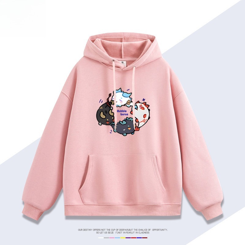 明日方舟龍泡泡新款 親子情侶男女連帽衛衣