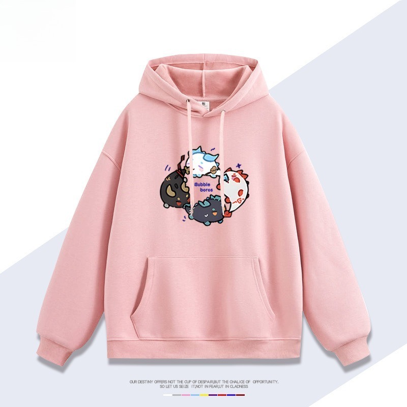 明日方舟龍泡泡新款 親子情侶男女連帽衛衣