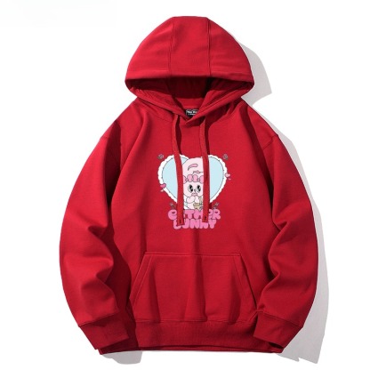 艾丝樂小兔 親子情侶男女連帽衛衣