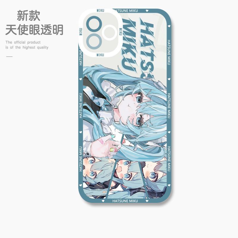 蘋果 系列初音未來天使眼透明防摔軟殼