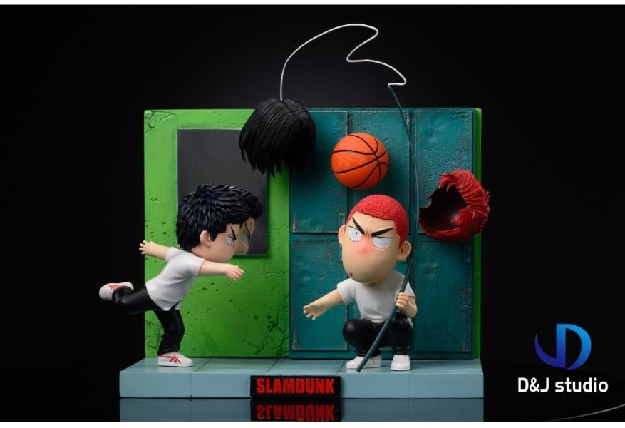 【預購】D&J studio 灌籃高手 動畫過場場景Q版第二彈 更衣室櫻木花道三井壽