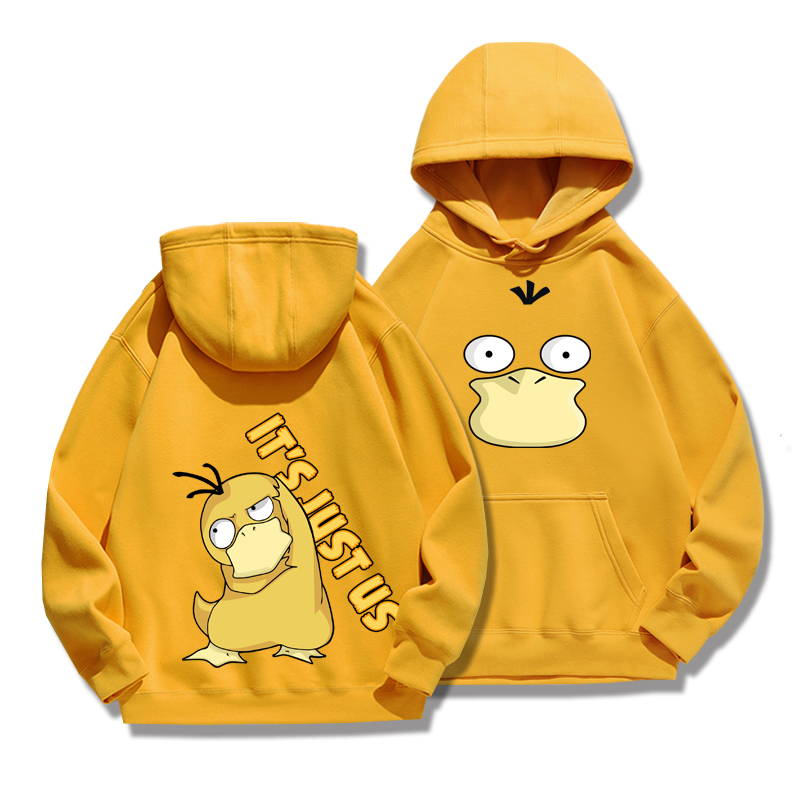 寶可夢聯名衛衣2024秋冬新款親子情侶裝薄絨款連帽衛衣