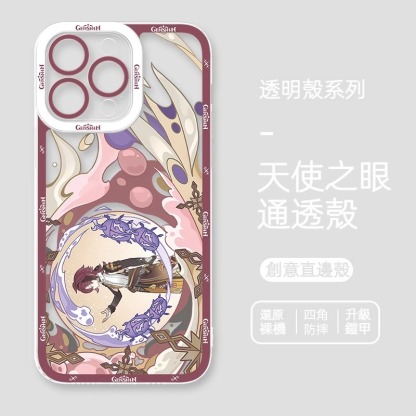 蘋果 系列原神天使眼透明防摔軟殼