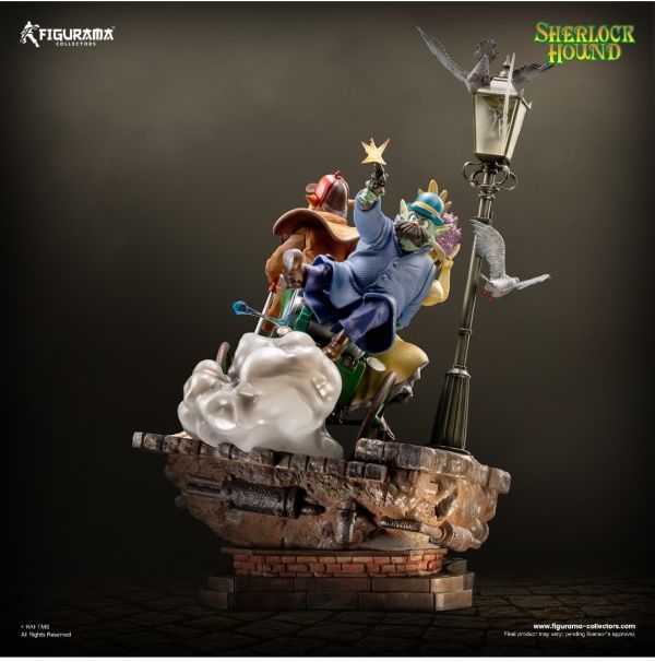 【預購】正版授權 石油廠Figurama 《妙犬神探/名偵探福爾摩斯》夏洛克、華生和哈德遜夫人 1/8雕像