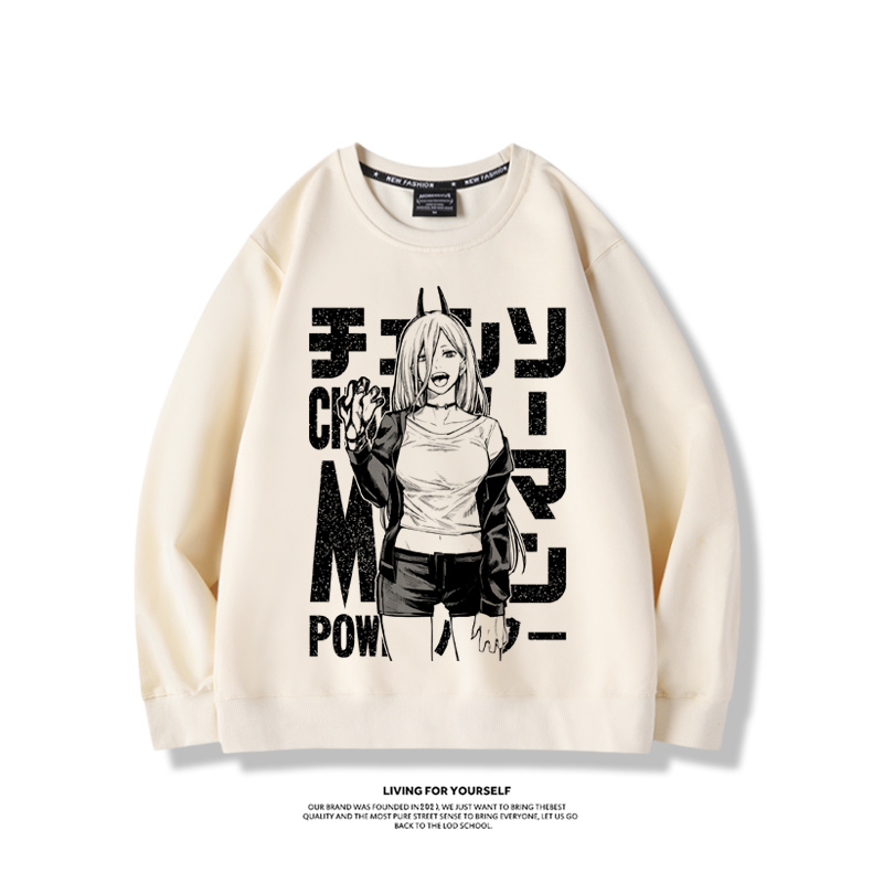 鏈鋸人帕瓦2023親子情侶裝 圓領長袖