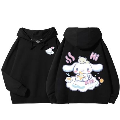 三麗鷗大耳朵狗聯名衛衣2025秋冬新款親子情侶裝連帽衛衣
