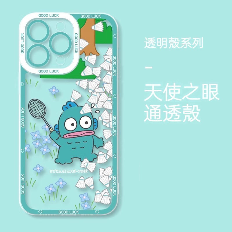 蘋果 系列人魚漢頓天使眼透明防摔軟殼