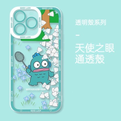 蘋果 系列人魚漢頓天使眼透明防摔軟殼