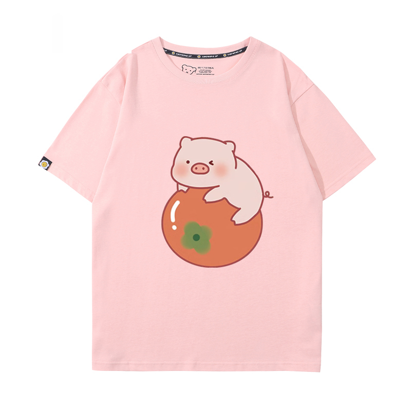 lulu豬 2024親子情侶男女同款 T恤