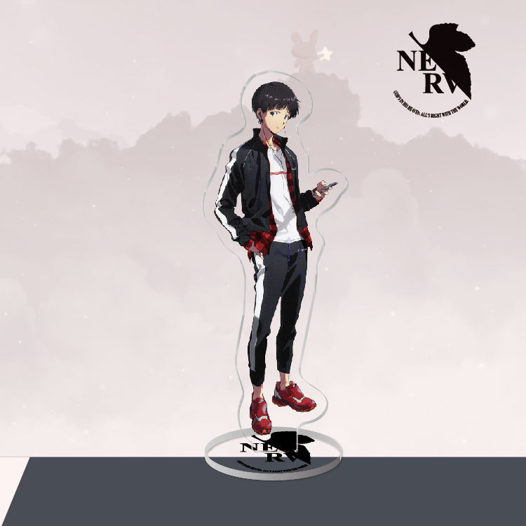 福音EVA綾波麗立牌動漫周邊亞克力鑰匙扣明日香真希波碇真嗣渚薰掛飾【單買三件起送】