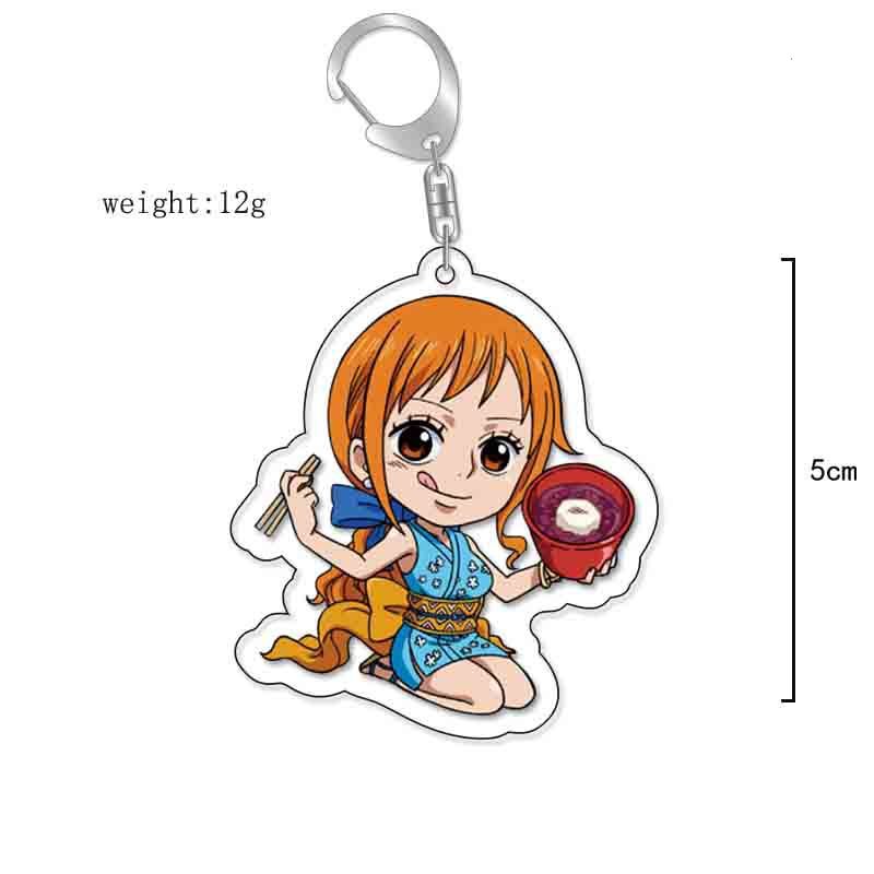 航海王草帽路飛索隆喬巴羅賓亞力克鑰匙扣掛飾【單買三件起送】