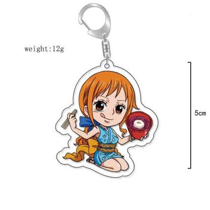 航海王草帽路飛索隆喬巴羅賓亞力克鑰匙扣掛飾【單買三件起送】