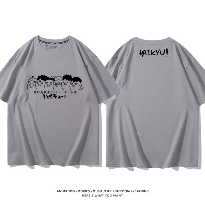 排球少年 2024親子情侶男女同款 純棉T恤