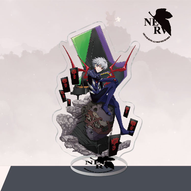 福音EVA綾波麗立牌動漫周邊亞克力鑰匙扣明日香真希波碇真嗣渚薰掛飾【單買三件起送】